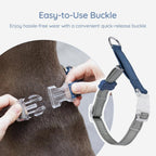 BELLA & PAL Slip Martingale Collar for Dogs, Limited Slip Design, Reflective, Escape-Proof, Gentle Control, Adjustable Training Collar with Quick-Release Strong Buckle, S