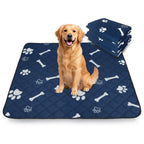 Lapnalleb Pet Washable Pee Pads for Dogs, 2 Pack, Non-Slip Dog Pads with Heavy Absorbency, Reusable Training Pads, 71”x 71”, XXL