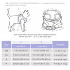 BELLA & PAL Cat Harness and Leash for Walking,Breathable Air Mesh Adjustable Vest Harnesses for Cats, Easy Control Safety Reflective Strips Harness