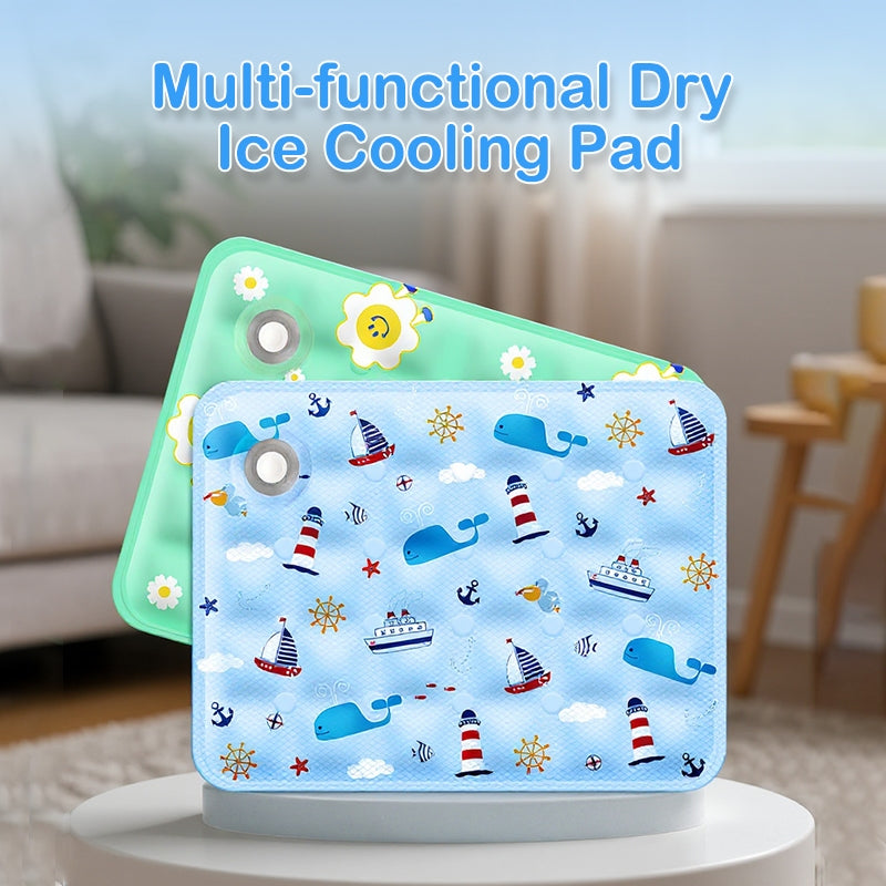 New Gel-Infused Cooling Pet Pad | Self-Hydrating Design + Chew-Proof PVC | Summer Heat Relief for Dogs & Cats
