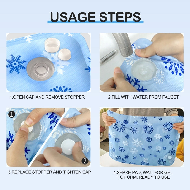 New Gel-Infused Cooling Pet Pad | Self-Hydrating Design + Chew-Proof PVC | Summer Heat Relief for Dogs & Cats