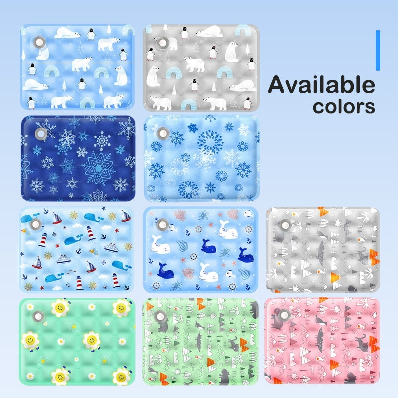 New Gel-Infused Cooling Pet Pad | Self-Hydrating Design + Chew-Proof PVC | Summer Heat Relief for Dogs & Cats