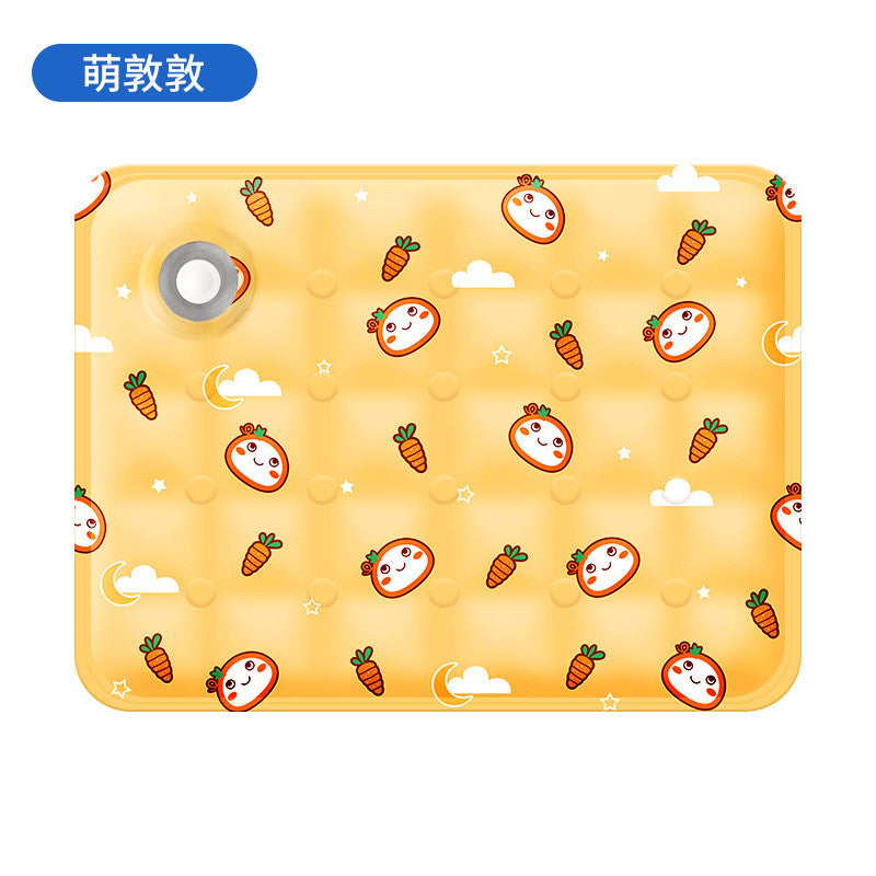 New Gel-Infused Cooling Pet Pad | Self-Hydrating Design + Chew-Proof PVC | Summer Heat Relief for Dogs & Cats