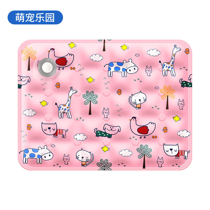 New Gel-Infused Cooling Pet Pad | Self-Hydrating Design + Chew-Proof PVC | Summer Heat Relief for Dogs & Cats