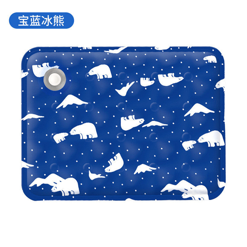 New Gel-Infused Cooling Pet Pad | Self-Hydrating Design + Chew-Proof PVC | Summer Heat Relief for Dogs & Cats